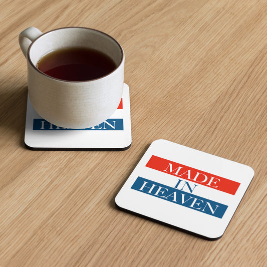Cork-back coaster