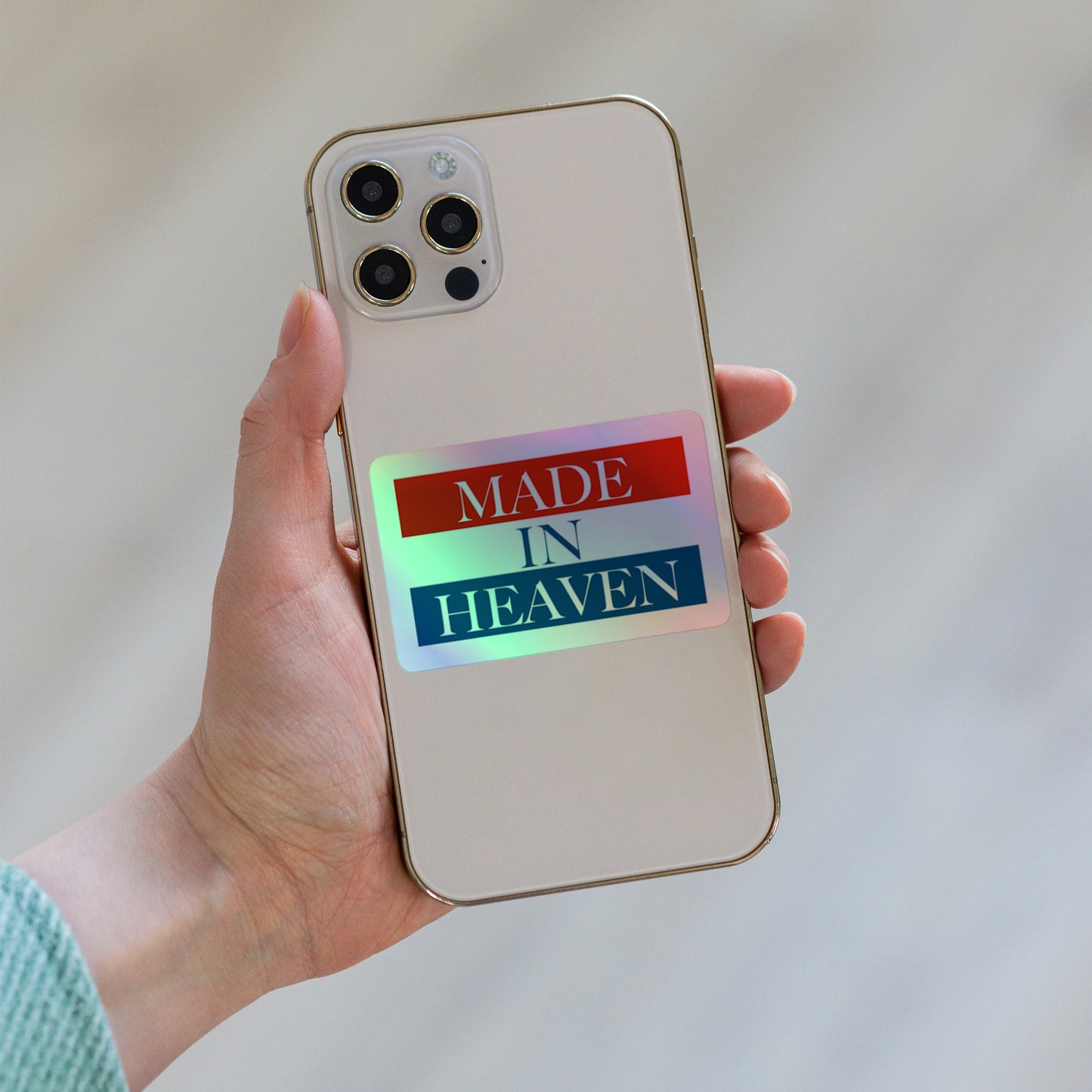 Holographic stickers