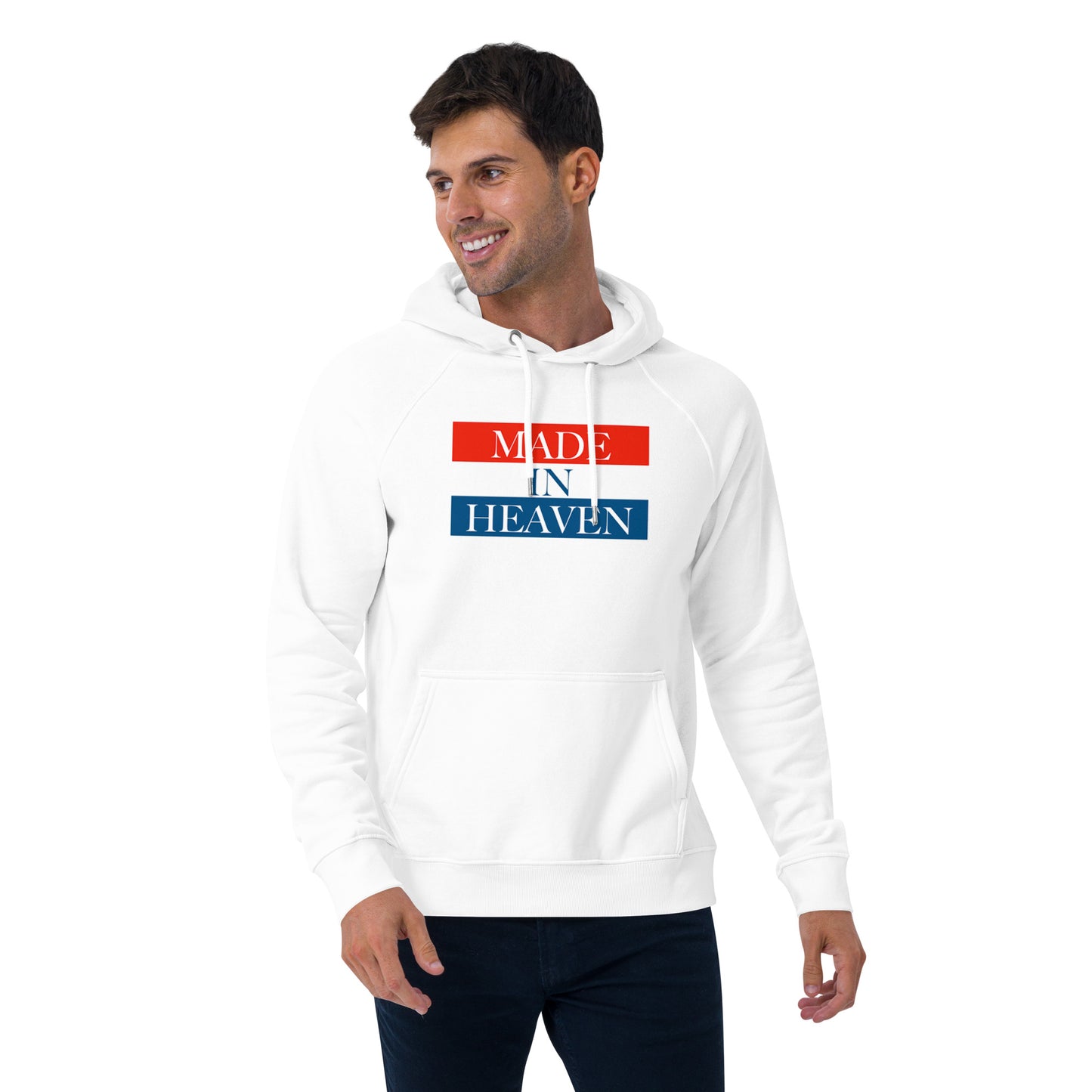 Unisex eco raglan hoodie