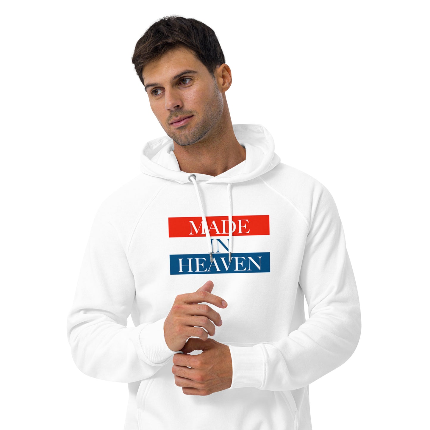 Unisex eco raglan hoodie
